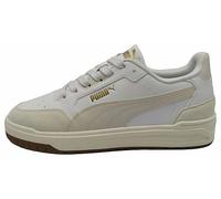 PUMA Shuffle Downtown OG - Tenis Unisex (White-Vapor Gray Gold), Talla 40, Puma Blanco Vapor Gray Puma Gold, 47 EU