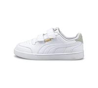 PUMA Shuffle V PS, Zapatillas Deportivas, White White-Gray Violet Team Gold, 29 EU