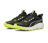 PUMA Skyrocket Lite Trail, Zapatillas para Correr de Carretera Unisex Adulto, Black-Feather Gray-Yellow Alert, 47 EU