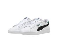 PUMA Smash 3.0 L JR, Sneaker, White Black-Green Terrain, 37.5 EU