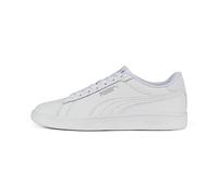 PUMA Smash 3.0 L JR, Zapatillas, White-Cool Light Gray, 39 EU