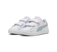 Puma Smash 3.0 L V PS - Zapatillas Deportivas, Color Blanco, Menta y Rosa Fruta, Talla 2.5 UK Niño, Puma White Modern Mint Pink Fruit, 35 EU
