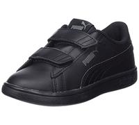 PUMA Smash 3.0 L V Ps, Zapatillas Unisex niños, Puma Black Shadow Gray, 33 EU