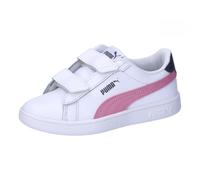 PUMA Smash 3.0 L V Ps, Zapatillas Unisex niños, Puma White Mauved Out Galactic Gray, 29 EU
