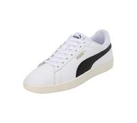 PUMA Smash 3.0 L, Zapatillas Unisex Adulto, White Black Gold Frosted Ivory, 42.5 EU