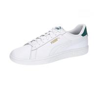 PUMA Smash 3.0 L, Zapatillas Unisex Adulto, White Malachite Gold, 40 EU