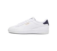 PUMA Smash 3.0 L, Zapatillas Unisex Adulto, White Navy Gold, 43 EU