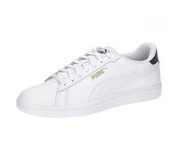 PUMA Smash 3.0 L, Zapatillas Unisex Adulto, White Navy Gold, 44 EU