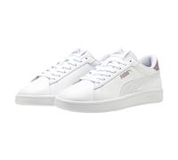 Puma Smash 3.0 L, Zapatillas Unisex Adulto, White Silver Mist Plum Jam, 41 EU