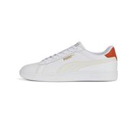 PUMA Smash 3.0 L, Zapatillas Unisex Adulto, White Vapor Gray Chili Pepper, 42 EU
