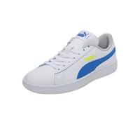 PUMA Smash v2 L Jr, Zapatillas, Multicolor White-Victoria Blue, 39 EU