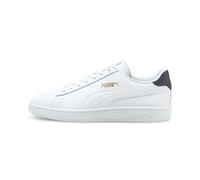 PUMA Smash V2 L, Zapatillas de Deporte Unisex adulto, Puma White-Puma White-Peacoat-Puma Team Gold, 40 EU
