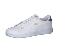PUMA Smash V2 L, Zapatillas de Deporte Unisex adulto, Puma White-Puma White-Peacoat-Puma Team Gold, 42.5 EU