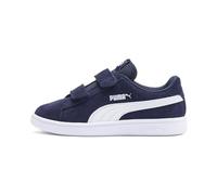 PUMA Smash V2 Sd V Ps, Zapatillas Unisex niños, Peacoat Puma White, 35 EU