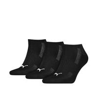 PUMA Sneaker, Unisex adulto, Negro (Black), 35-38, (Pack de 3)