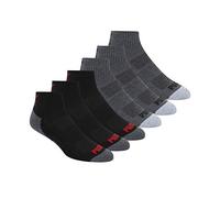 PUMA Socks Men's Quarter Cut Socks, Sock Size:10-13/Shoe Size: 6-12 Grey, Sock Size:10-13/Shoe Size: 6-12 (Pack of 6)