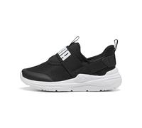 PUMA Soft Wired 2 SLIPTECH PS - Tenis Deportivos para niños, Color Negro y Blanco, Talla 10.5, puma Negro, puma Blanco, 28.5 EU