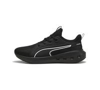 PUMA Softride Carson, Road Running Shoe Unisex Adulto, Black Black White, 45 EU