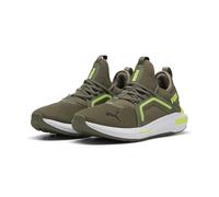 PUMA SOFTRIDE Enzo 5, Zapatillas para Correr de Carretera Unisex Adulto, Loden Green-Yellow Alert, 43 EU