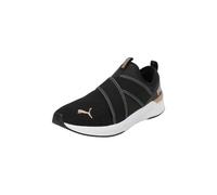 Puma Softride Harli Slip on Wns - Zapatos para Mujer, Puma Negro-Puma Blanco-Puma Oro, 38 EU