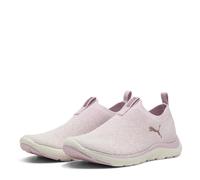 Puma - SOFTRIDE Remi Slip-ON Knit WN'S, Zapatillas para Correr de Carretera Femenino, Rose Mauve-Warm White-Rose Gold,