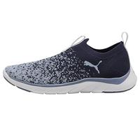 PUMA SOFTRIDE REMI - Tenis de correr para mujer, de punto, sin cordones, color azul marino, nieve, montaña, azul y gris, talla 8.5 de Reino Unido, Puma Azul marino, nieve, montaña, azul, gris, cielo