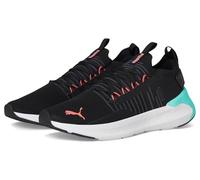 PUMA Softride Symmetry Fuzion - Tenis de entrenamiento cruzado para mujer, Puma Negro-acuático-melocotón escarchado, 42.5 EU