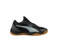 PUMA SOLARFLASH III JR, Indoor Court Shoe, Black-Cool Light Gray, 41.5 EU