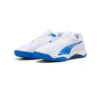PUMA Solarflash III - Zapatillas Unisex de Interior, Color Blanco, Azul y Negro, Talla 40,5 EU, Puma White Ultrablue PUMA Black, 40.5 EU