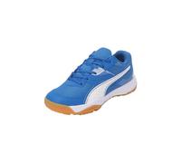 PUMA Solarflash Jr II, Indoor Court Shoe, Royal White Gum, 35 EU