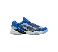 PUMA SOLARSTRIKE 4 - Tenis Unisex para Interiores, Color Azul montaña, Negro, Blanco y Blanco, Talla 7, Mountain Blue Puma Black Haute Tropic Puma White, 40.5 EU