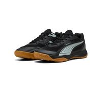PUMA SOLARSTRIKE 4 - Tenis unisex para interiores, color negro y verde, musgo claro, talla 11 UK, Puma Negro Verde Terreno Fizzy Light Musgo, 46 EU