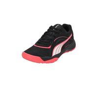 PUMA SOLARSTRIKE II, Indoor Court Shoe Unisex Adulto, Black-Fire Orchid White, 40.5 EU