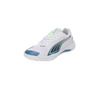 PUMA Solarstrike III, Indoor Court Shoe Unisex Adulto, White-Blue Horizon, 38 EU