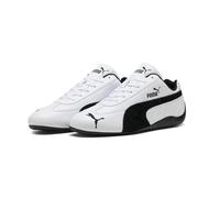 PUMA Speedcat LTHR - Zapatillas unisex, blanco y negro, 47 EU