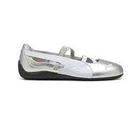 PUMA Speedcat - Zapatos planos metálicos para mujer, estilo casual, color plateado, plateado, 42.5 EU