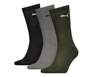 PUMA Sport 3p Calcetines, Green Combo, 43-46 Hombre