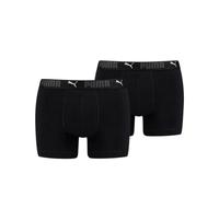 Puma Calzoncillo boxer para hombre Negro/Blanco Talla L