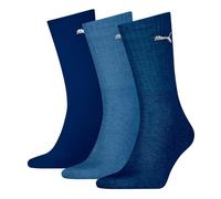 PUMA Sport Crew Lightweight Socks (3 Pack) Calcetines, azul marino, 39-42 Unisex Adulto