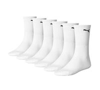 Puma Sport Cush Crew 6P, Calcetines Unisex, Paquete de 6, Blanco (White), EU 39-42