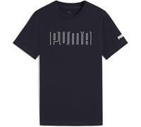 PUMA Sport Graphic tee B, Camisetas Niños, New Navy,