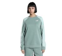 PUMA Sport Relaxed Crew TR, Sudadera con Capucha Niñas, Green Moon, L