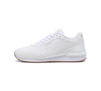 PUMA St Runner V4 L, Zapatillas Unisex Adulto, Puma White-Glacial Gray-Gum, 43 EU