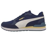 PUMA St Runner V4 NL, Zapatillas Unisex Adulto, Lona Blanca Azul Persiana, 44 EU