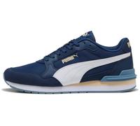 PUMA St Runner V4 NL, Zapatillas Unisex Adulto, Lona Blanca Azul Persa, 42 EU