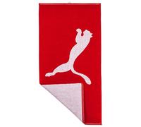 PUMA Statement Deluxe Edition - Toalla de mano, color rojo, talla S