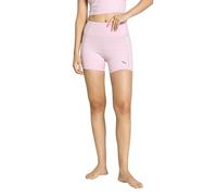 PUMA - STUDIO FOUNDATIONS BIKER SHORT, Ceñidos adultos unisex, Grape Mist Heather,