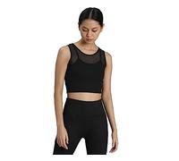 PUMA Studio Layered Crop Top Camiseta De Tirantes, Mujer, Puma Black, S