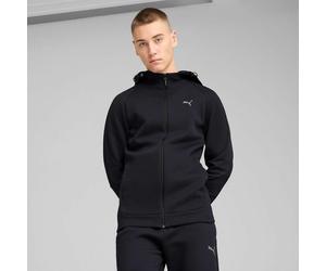 PUMA Sudadera abierta con capucha Evostripe. Color azul marino