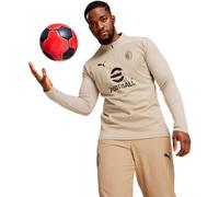 Puma - Sudadera AC Milan Pre-Match 2024-2025, Unisex, Putty-Prairie Tan, L